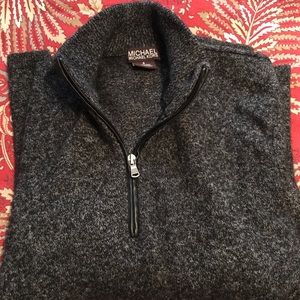 Men's Michael Kors quarter zip pullover sz S